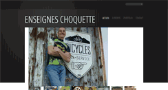 Desktop Screenshot of enseigneschoquette.com